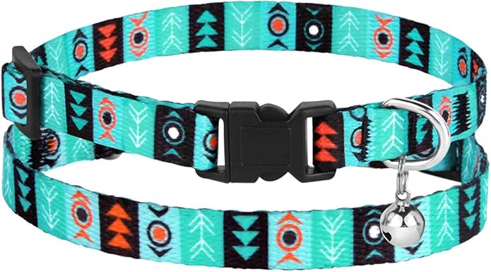 CollarDirect Cat Collar Breakaway with Removable Bell Set of 2 PCS