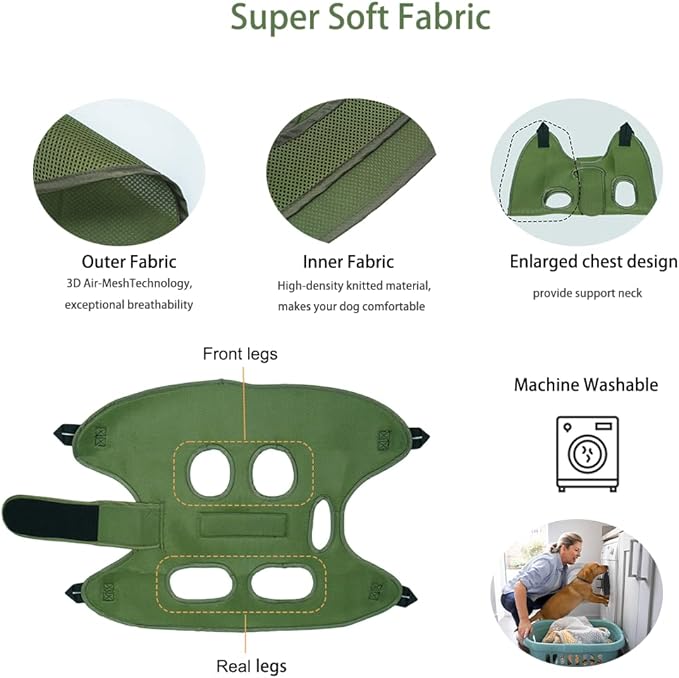 Dog Grooming Hammock for Trimming Nails and Ear/Eye Care, Sling for Grooming with Nail Clipperse