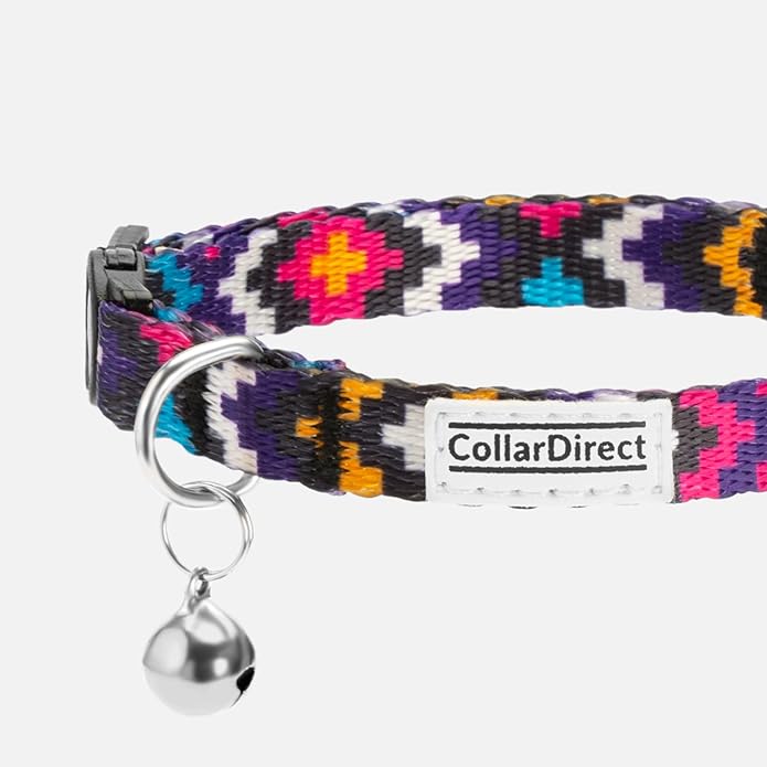 CollarDirect Cat Collar Breakaway with Removable Bell Set of 2 PCS