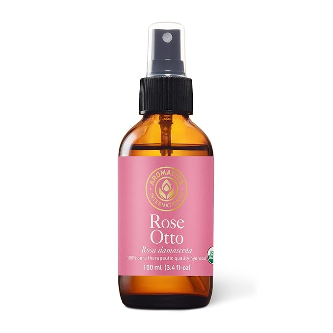 Aromatics International Rose Otto Damascena Hydrosol 100ml | Luxurious Floral Aromatic Mist