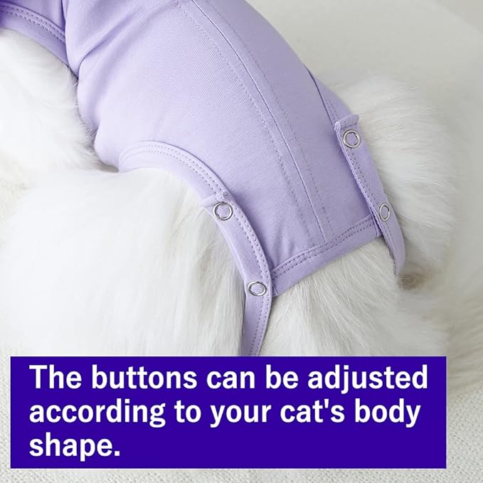 Cat Recovery Suit for Abdominal Wounds and Skin Diseases,Breathable Surgical Recovery Shirt After Surgery Wear Anti Licking Wounds,E-Collar Alternative for Female Cats Kitten(RSC01-orange-m)