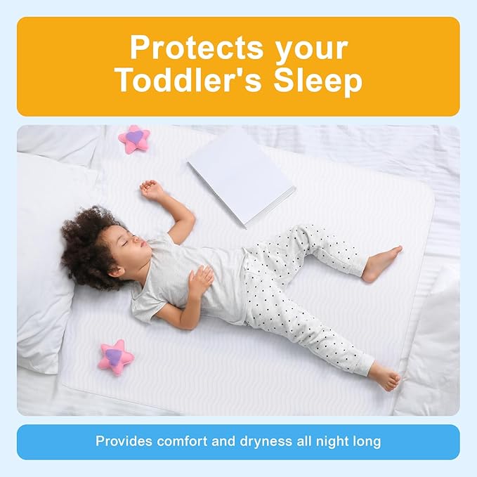 GREEN LIFESTYLE Washable Underpads - Large Bed Pads for use as Incontinence Bed Pads, Reusable Pet Pads, Great for Dogs, Cats, Bunny, Seniors Bed Pad (Pack of 6 - 30x34)