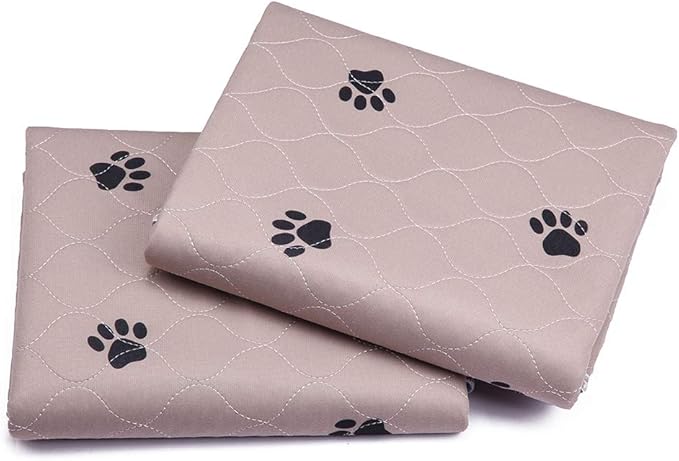 Washable Puppy Pads - Reusable, Super Absorbing, Waterproof, Large Dog Pee Pad for Dog Bed Mat