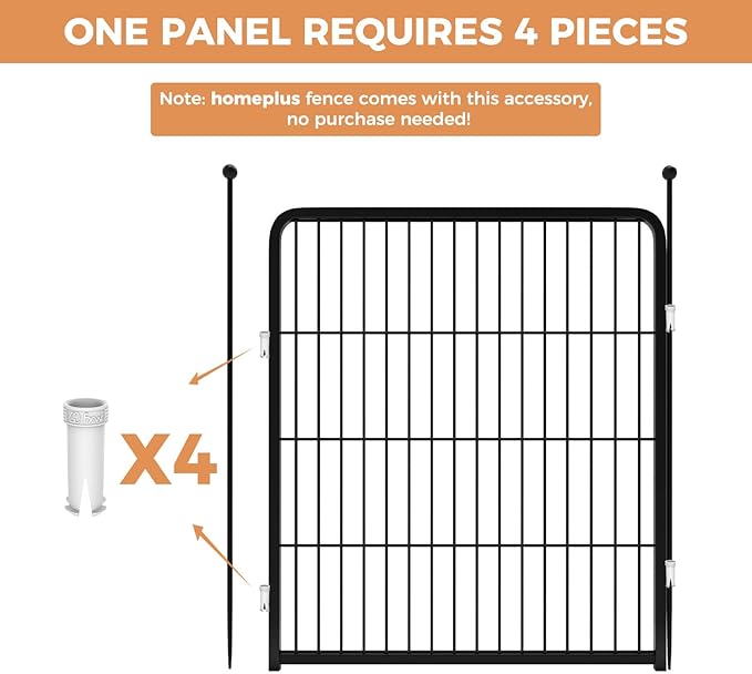 FXW Dog Playpen Accessories - Muffler Tubes, Compatible Rollick/Instant Dog Playpen (Replacement for HomePlus/Dog Gate) (32PCS, White) │ Patented