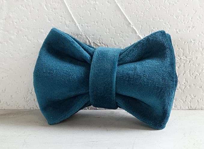 Cat Collar Personalized with Name Engraved and Bell, Customized Velvet Collars for Puppy Kittens (Green, S)