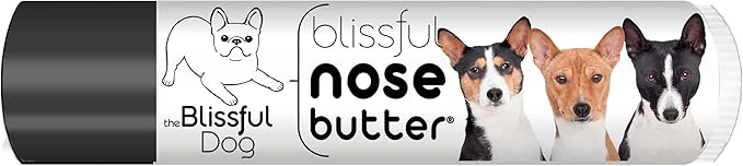 The Blissful Dog Basenji Unscented Nose Butter - Dog Nose Butter, 0.15 Ounce