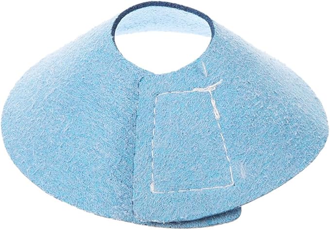 VANZACK Bird Cone Collar Adjustable Bird Parrot Tapered Collar Parrot Recovery Cones Neck Quaker Leather Neck Protector Feather Protection Sky-Blue