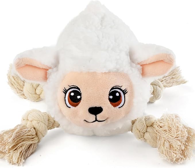 Large Dog Squeaky Toys, Stuffed Animal Dog Chew Toy, Durable Plush Toy for Puppy, Small, Middle, Large Dogs