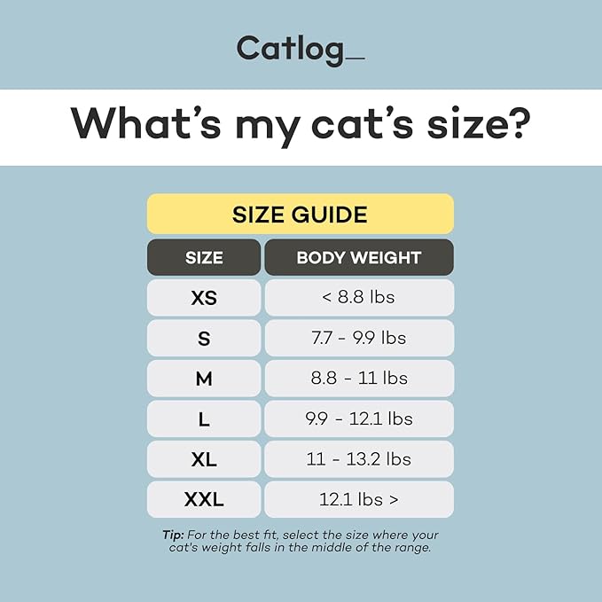 Health Tracker for Cats - Smart Cat Collar with Safety Breakaway Buckle for Indoor Cats, Wellness Alerts, Real-time Monitoring (Navy, XS)