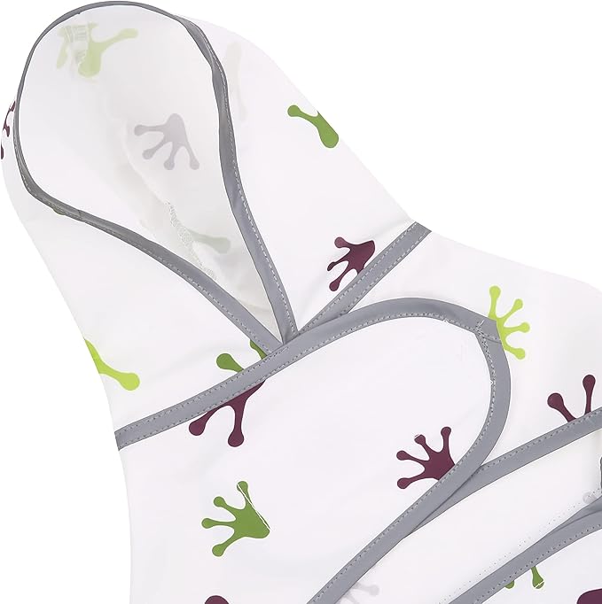 Dog Rain Coat for Large Dogs Waterproof Hooded Rain Jacket with Reflective Strips Leash Hole & Poncho Adjustable Fit (FrogPaw,XL)