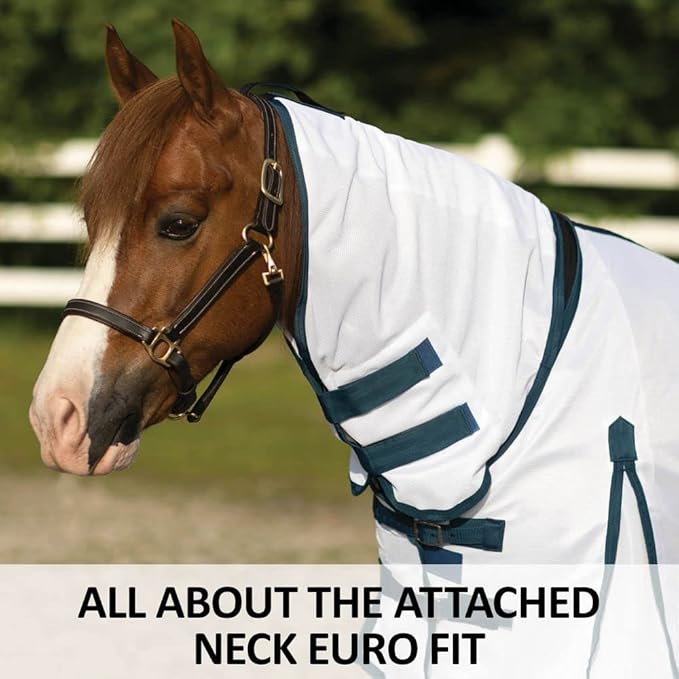 Schneiders Soft Interlock Mesh II Horse Fly Sheets | Superior UV & Insect Protection | Versatile Euro Fit Option | Reflective Safety Design