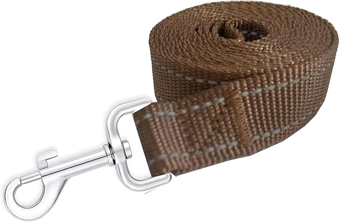 Reflective Dog Leash 4Ft /6 Feet Long, 3/4 Inch Wide, for Small and Medium Dogs