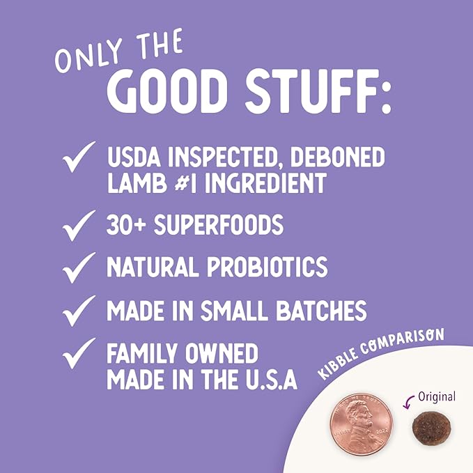 Health Extension Lamb & Brown Rice Dry Dog Food, Protein Packed Formula with Probiotics & Superfoods for Digestion & Coat Health (4lb)