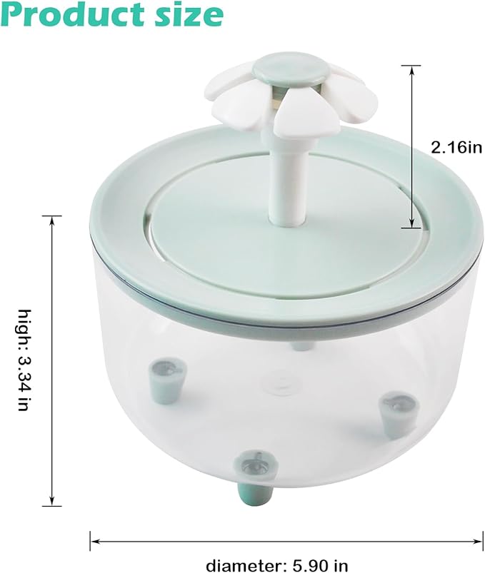 Automatic Bath for Birds,Parrot Bathtub with Petal Fountain Circulating Filter Cage Bird Bath Shower Cockatiel Bird Bath for Indoor Parakeets Budgie Cockatiels Small Feathered Pet