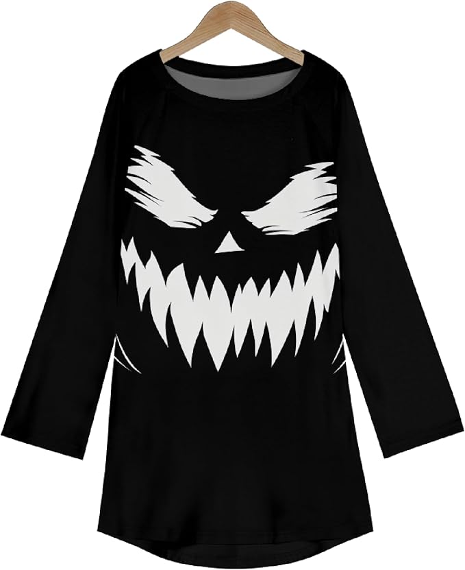 MARSVOVO Women Novelty Graphic Plus Size Sweater Crewneck Long Sleeve Cute Printed Loose Fit Casual Fall Sweaters Top