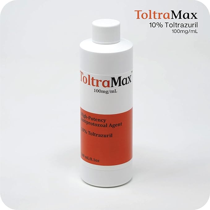Toltrazuril 10.0% for Horses, Dogs, Cats, 240mL/8.1 Ounce, for Non-Food Chain Animals