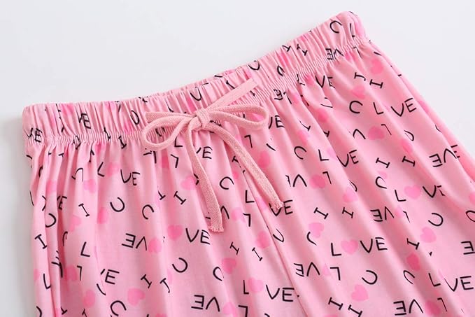 YIJIU Women's Sleepwear Long Sleeve Top and Pants Pajama Set Panda Print Nighty