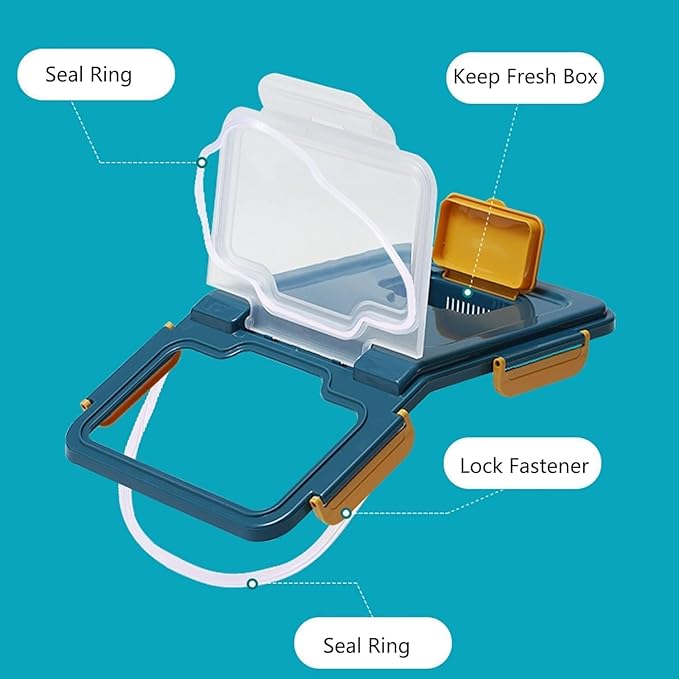 50 lbs Flour Storage Container, 2 Pack Rice Storage Container with Measuring Cup & Scoop, Pet Food Storage Container Dog Cat Food Bin, Green