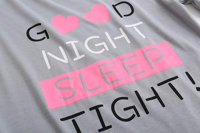 YIJIU Women's Sleepwear Long Sleeve Top and Pants Pajama Set Panda Print Nighty