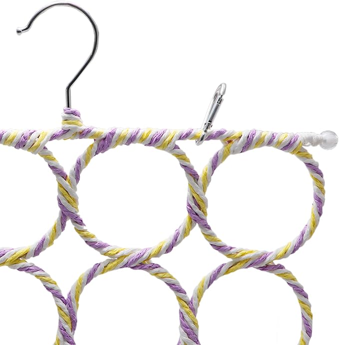 Wontee Bird Rope Climbing Ladder Parrot Hanging Swing Perch for Parakeets Cockatiels Conures Lovebirds Rats (Random Color)