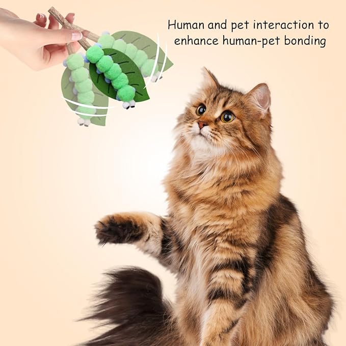 PAZ'S GIFT Catnip Toys - Cat Kick & Rope Toys for Indoor Play, Cat & Kitten Teething Chew Toys for Aggressive Chewing & Teeth Cleaning (Mouton Polygonum Velvet)