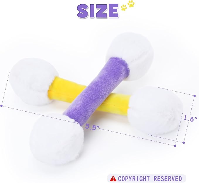 CiyvoLyeen Swabs Catnip Toys Set of 6 Soft Plush Kicker Toys - Interactive Kitty Kick Sticks for Cat Lovers Gift - Sturdy Teething Chew Toy