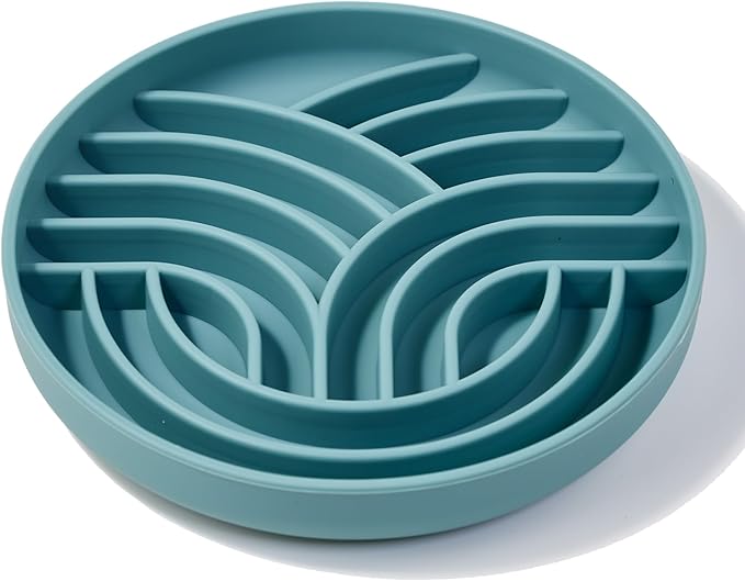 OHMO Slow Feeder Dog Bowls(Tree Life, Celestial) Enrichment Soft Silicone Food Safe Feeding Bowl Non Slip Suction Cup for All Breed Pet, Cat Slow Down Eating Dishes, Boredom and Anxiety Reducer