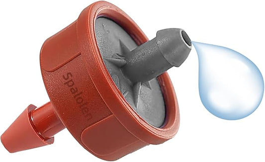 30PCS 0.75 GPH Pressure Compensating Drip Irrigation Spot Watering Drippers/Emitters, Self-Cleaning Constant Flow Drip Irrigation Emitters Heads Irrigation Drippers Parts for Drip Irrigation System