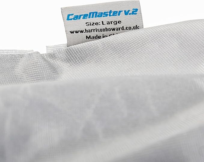 Harrison Howard CareMaster Horse Fly Mask Half Face with Ears Moonlight Silver Medium Cob