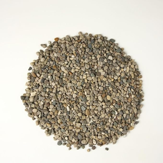 32 oz Jug of Multicolor Gray Pea Gravel, ⅛ - ½ inch Size, for Indoor Outdoor Decor, vase Filler, Candles, Art, Crafts, Aquariums, Fairy Gardens, planters, tablescapes, terrariums