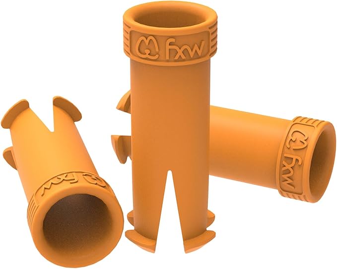 FXW Dog Playpen Accessories - Muffler Tubes, Compatible Rollick/Instant Dog Playpen (Replacement for HomePlus/Dog Gate) (32PCS, Orange) │ Patented