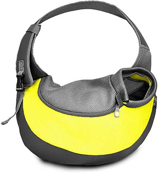 Pet Dog Sling Carrier Breathable Mesh Travel Safe Sling Bag Carrier for Dogs Cats