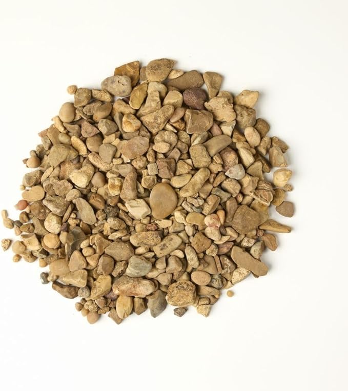 32 oz Jug Multicolor Tan Small River Rock, ½-1½ inch Size, for Indoor Outdoor Decor, vase Filler, Candles, Art, Crafts, Aquariums, Fairy Gardens, planters, tablescapes, terrariums