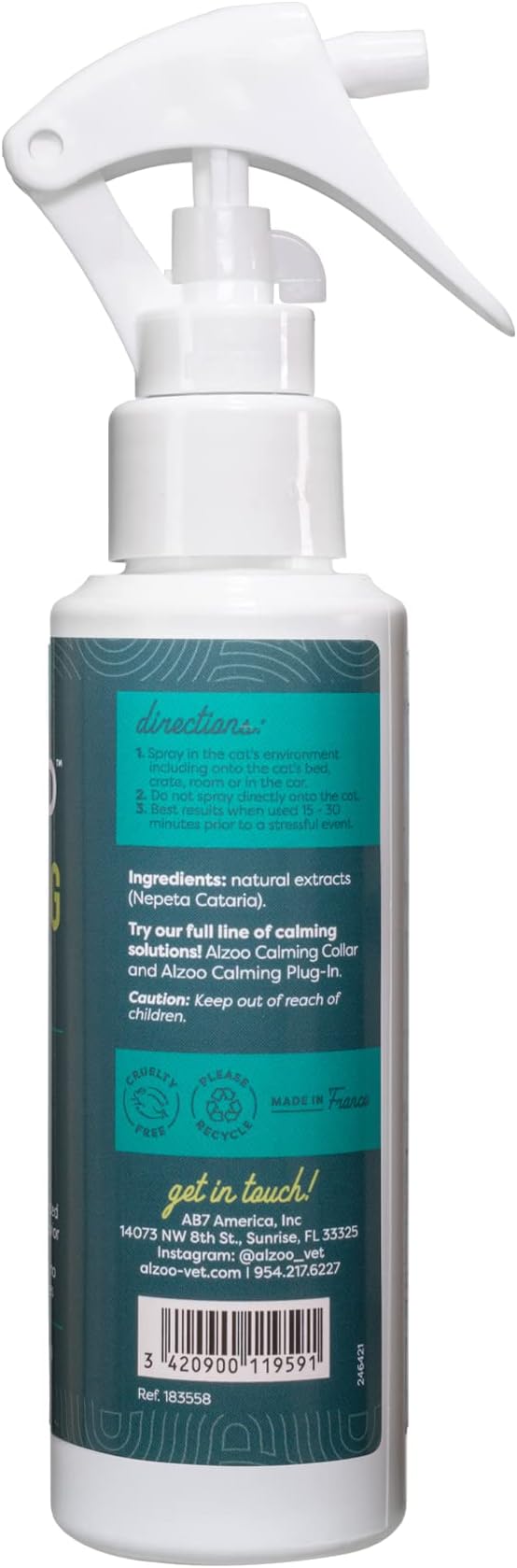 Calming Cat Spray, Collar and Diffuser Bundle