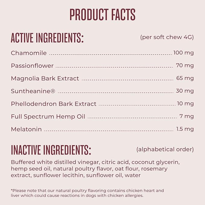 WagWell Calming Chews for Dogs – Vet-formulated Anxiety Relief for Dogs to Reduce Stressful Situations Like Travel or Fireworks – Separation Anxiety Relief for Dogs to Ease Stress & Promote Relaxation
