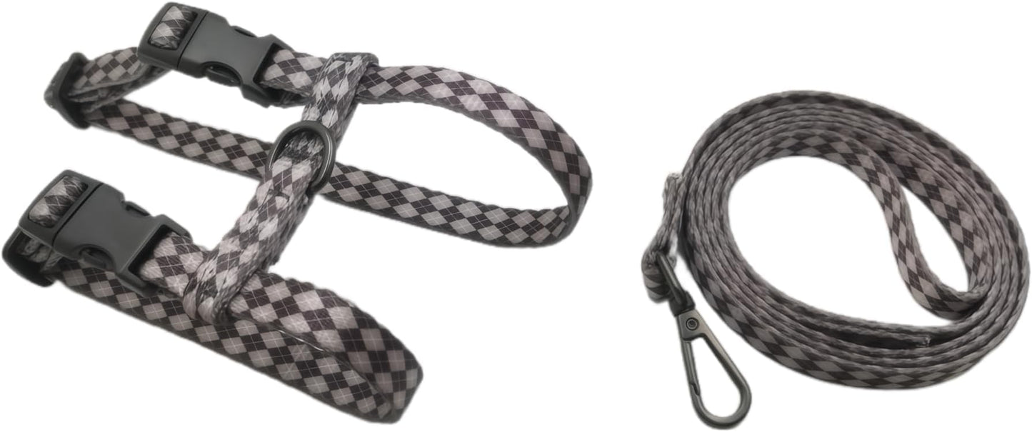 Cat Harness and Leash Set, Escape-Proof Adjustable Kitten/Cat Harness for Walking & Travel, Easy Control, Comfortable Outdoor Use, 4.1 ft, Brown