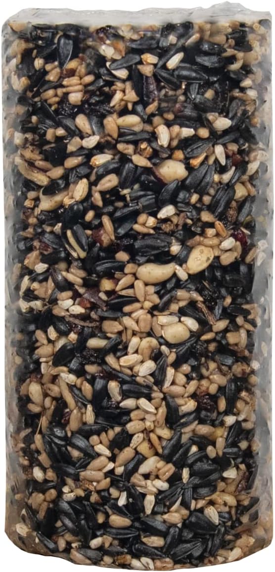 JCs Wildlife All Season Blend Premium Bird Seed Small Cylinder with Hole, 1.75 lb (4 Cylinder)