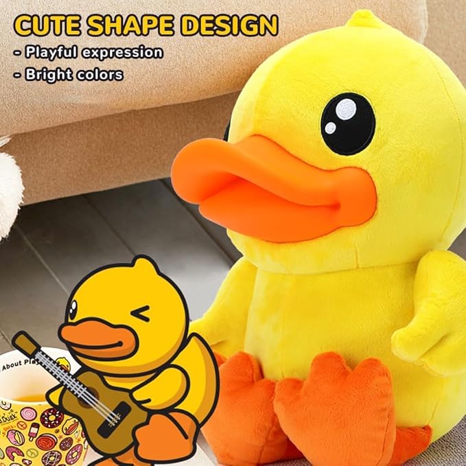 Plush Toy Baby Doll Stuffed Animal 22 Inches, 56 cm [Skin-Friendly & Comfortable] Unique 3D Duckbill Design, Plush Kids Toys Gift for Boys and Girls of All Ages