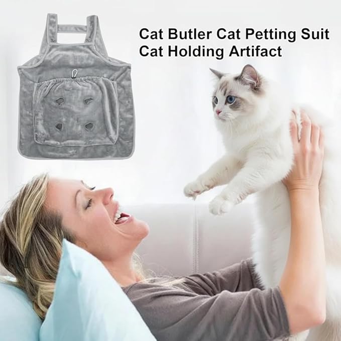 Cat Apron Carrier, Pet Sleeping Bag, Kitten Hands-Free Soft-Sided Carrier Pouch Sling for Small Sized Animals Cat Carrier Pouch Pet Sling Carrier for Small Sized Animals (A,1Pcs)