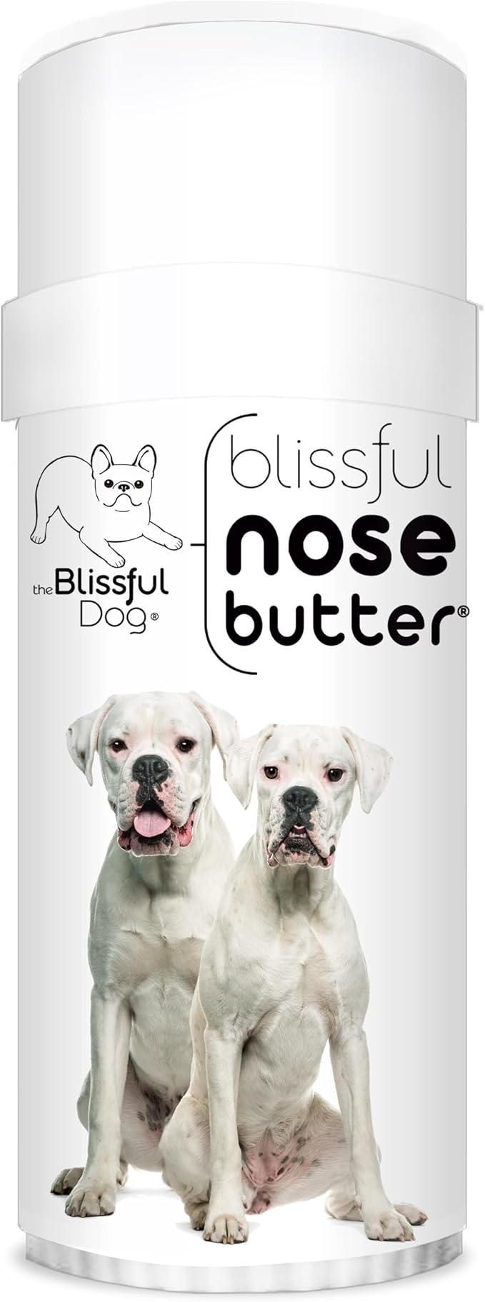 The Blissful Dog White Boxer Unscented Nose Butter, 2 oz Tube