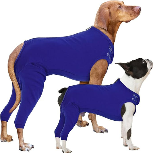 Nanaki Dog Wound Care Shirt,Dog Leg Sleeve to Stop Licking Rear Leg and Abdomen,Pet Surgery Suit Female Spay,Dogs Onesie for Surgery Female Male,Pet Surgical Recovery Suit Female Wound Heal Clothes