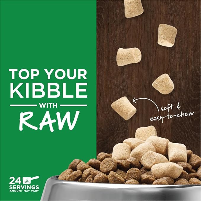 Instinct Raw Boost Mixers, Freeze Dried Dog Food Topper, Grain Free - Grass Fed Lamb, 5.5 oz. Bag