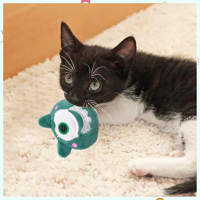 Catnip Toy for Play and Chewing, Assorted Colors (6 Pack)