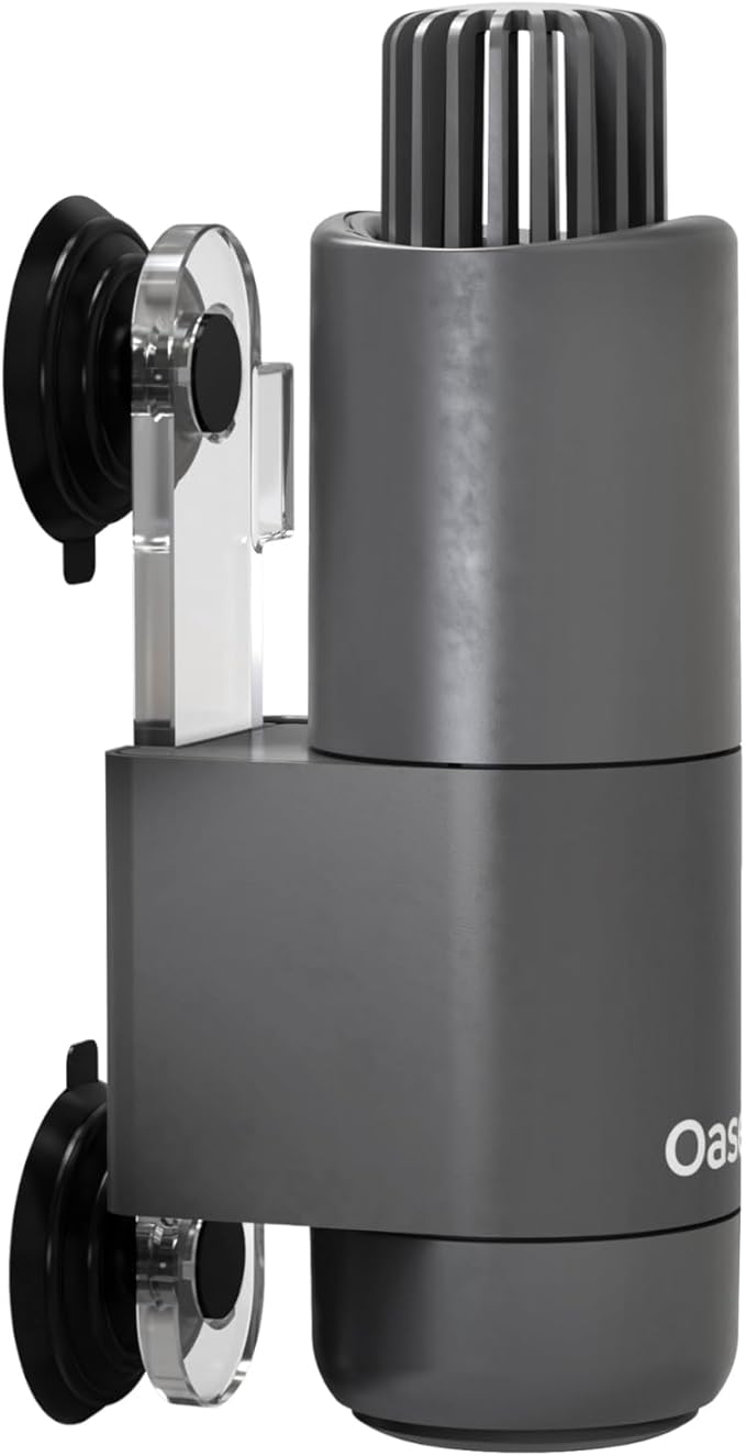 OASE CrystalSkim 350 Surface Skimmer for Freshwater and Marine Aquariums – Compact Internal Filter for Film Oil and Debris Removal, Quiet, Adjustable Flow, Shrimp-Safe, for Tanks up to 92 Gal / 350 L