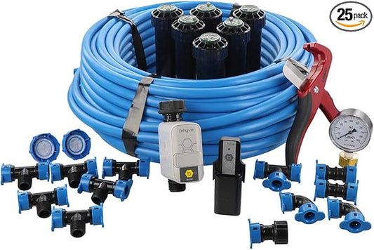 Orbit 50022 Medium-Area 1-Zone All-in-One Automatic Watering System with B-hyve Smart Hose Watering Timer and B-hyve Smart Wi-Fi Hub