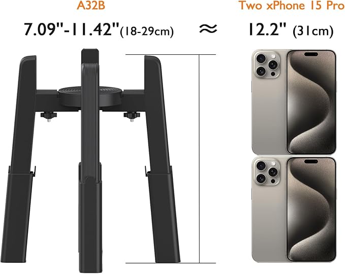 CZPET Dog Bowl Stand with Mat with Adjustable Height and Width, Raied Elevated Water & Food Feeder for Medium & Large Dogs, Stable and Anti-Slip