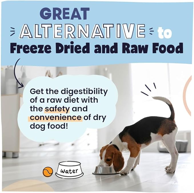 Pawstruck Air Dried Dog Food with Real Chicken, Grain-Free, Made in USA, Non-GMO & Vet Recommended, High Protein Limited Ingredient Full-Feed for All Breeds & Ages, 2lb Bag