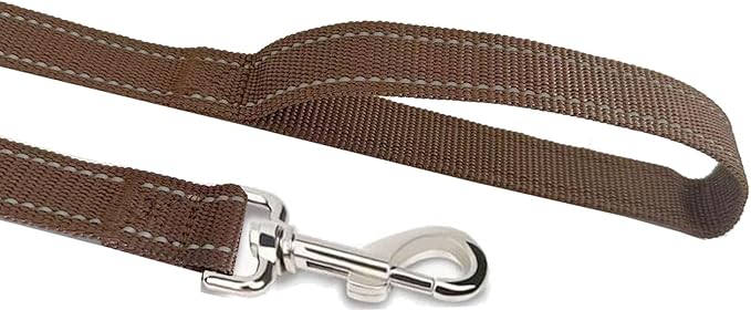 Reflective Dog Leash 7Ft /8 Feet Long, 1 Inch Wide, for Small and Medium Dogs