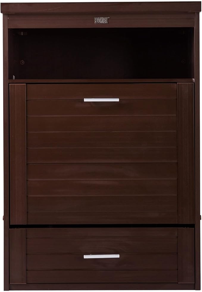 New Age Pet® ECOFLEX® Dog Food Pantry Double Dog Bowl-Russet