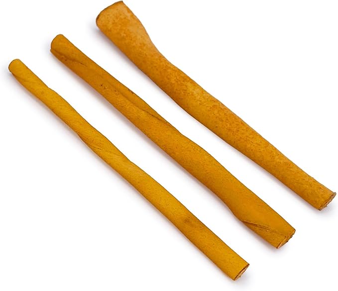 ValueBull USA - Rawhide Twists for Small Dogs, 5 Inch, Smoked, Varied Thicknesses, 500 Count Bulk Pack - Natural & Safe, USA Beef Hide, Long Lasting, Chemical Free, No Artificial Flavors